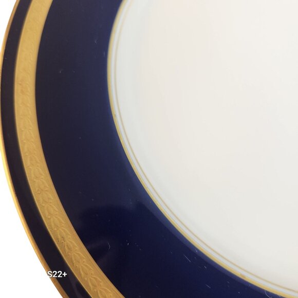 Rosenthal Classic Blue & Gold Porcelain Dinner Plate 11" Germany Elegant Gilded - Picture 6 of 7